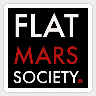 Flat Mars Society Sticker